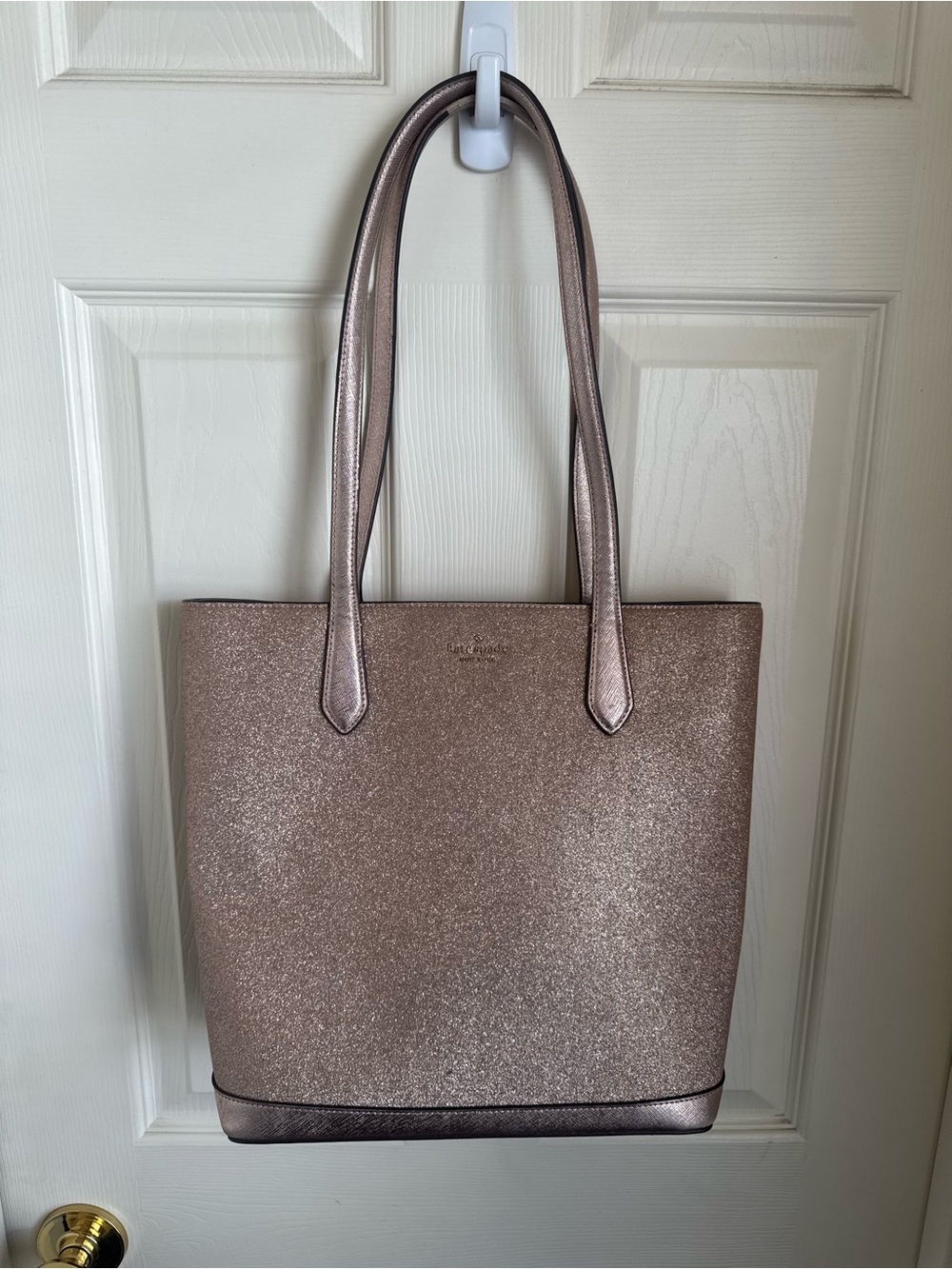 Kate Spade Pink Glitter Tote Bag